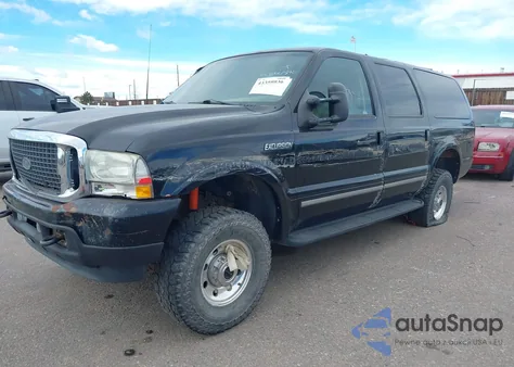 2003 Ford Excursion Limited from USA, damaged, VIN 1FMNU43S73ED39419